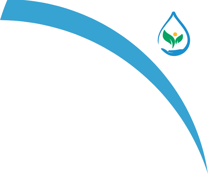 Fresh Springs Care company logo icon with a leaf and water droplet design
