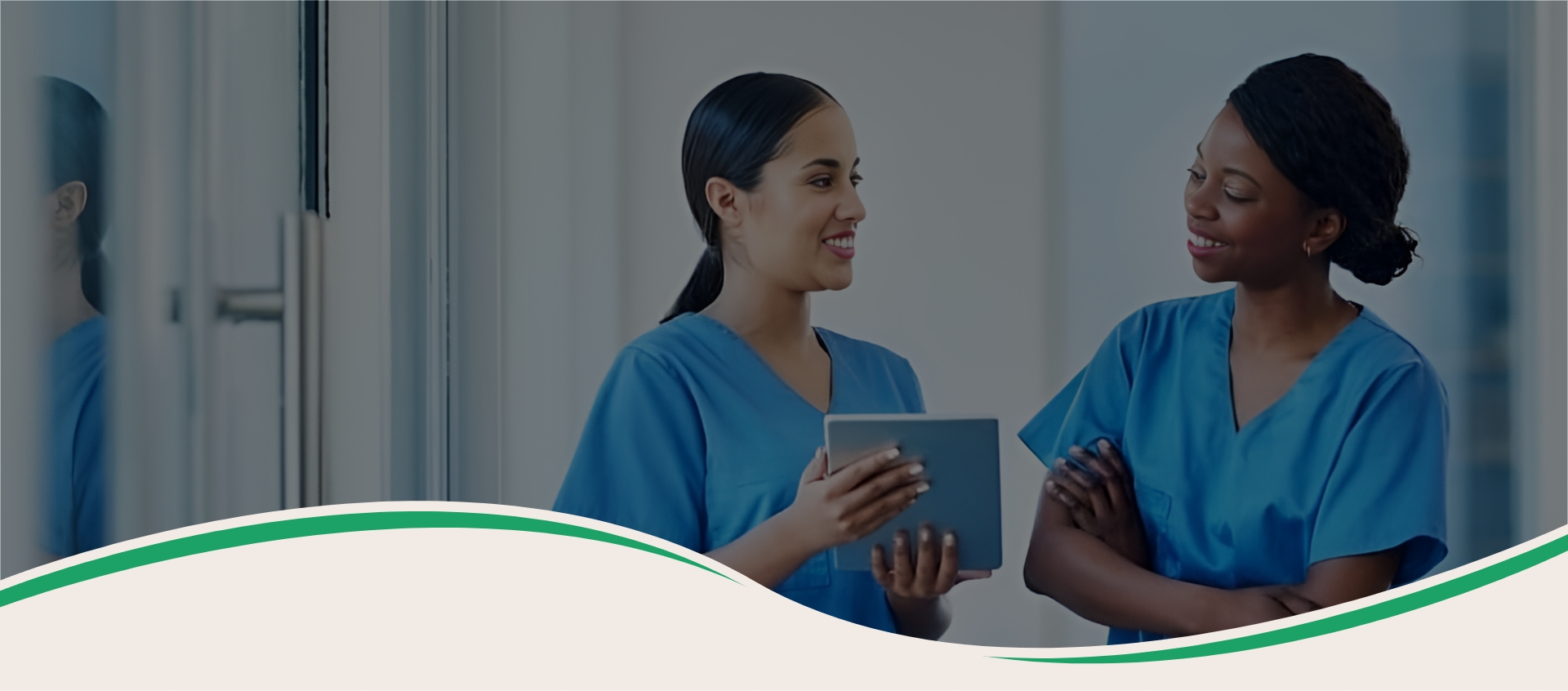 Temporary Healthcare Staffing - Fresh Springs Care Banner showing Fresh Springs Care temporary staffing services with professional healthcare theme